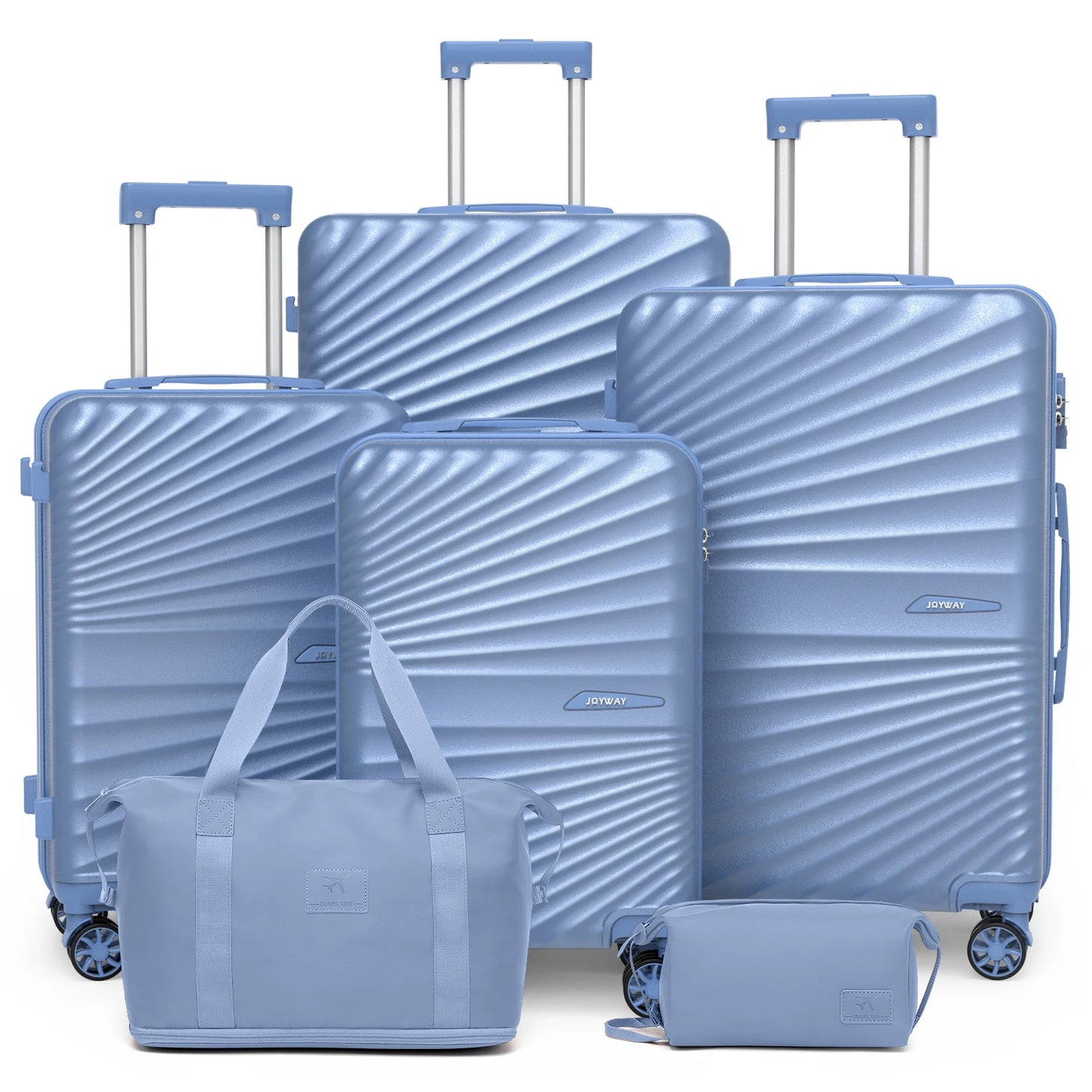 Joyway 6-Piece Luggage Set Lightweight Durable TSA Lock