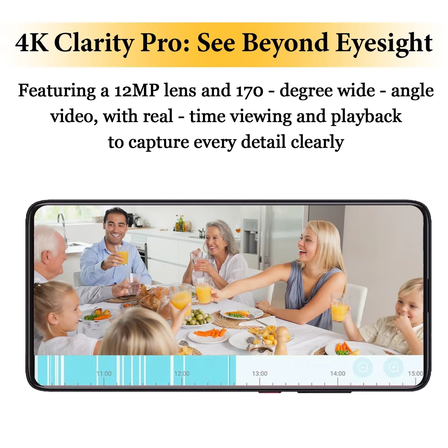 4K Intelligent Wireless Surveillance Camera with Motion Detection, High-Definition Night Vision, 360° Pan-Tilt Rotation, 2.4G WiFi Connectivity, Mobile APP Remote Control, Cloud Storage for Home Security