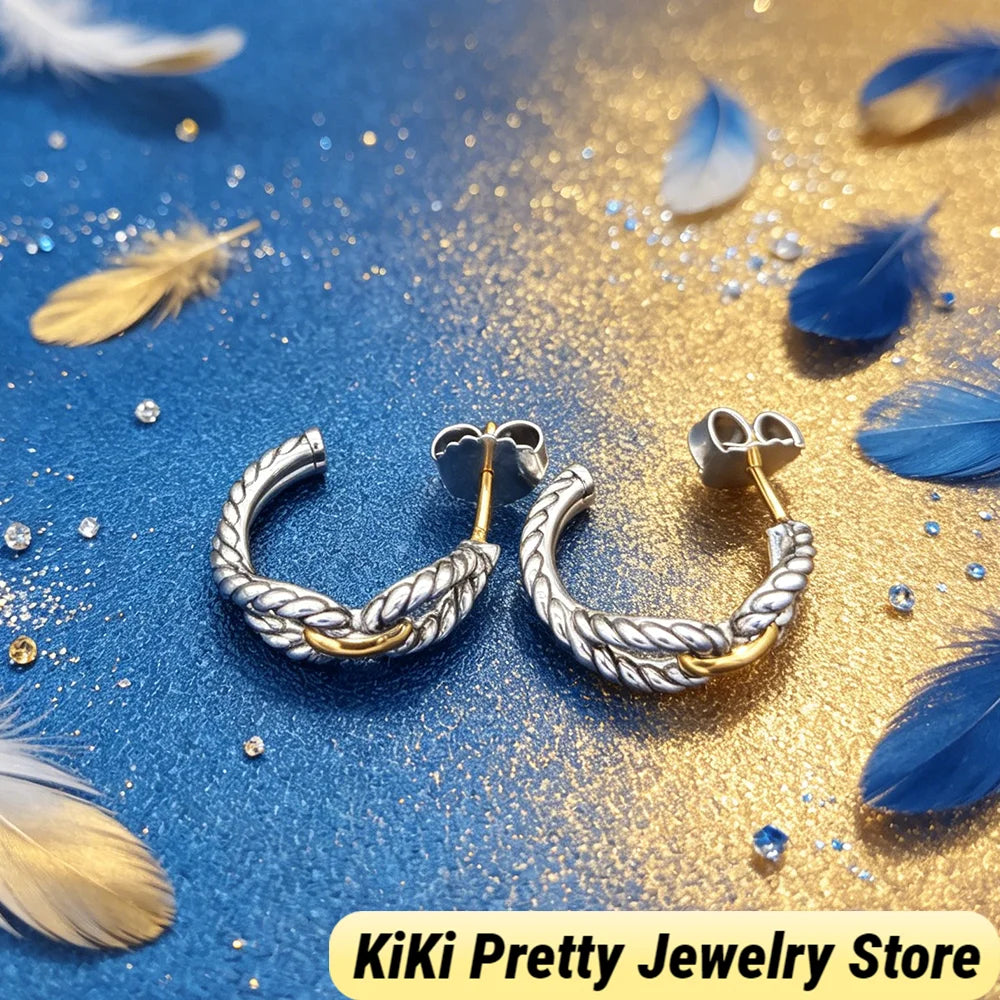 Sterling Silver Zircon Earrings 925 Elegant Gift Idea