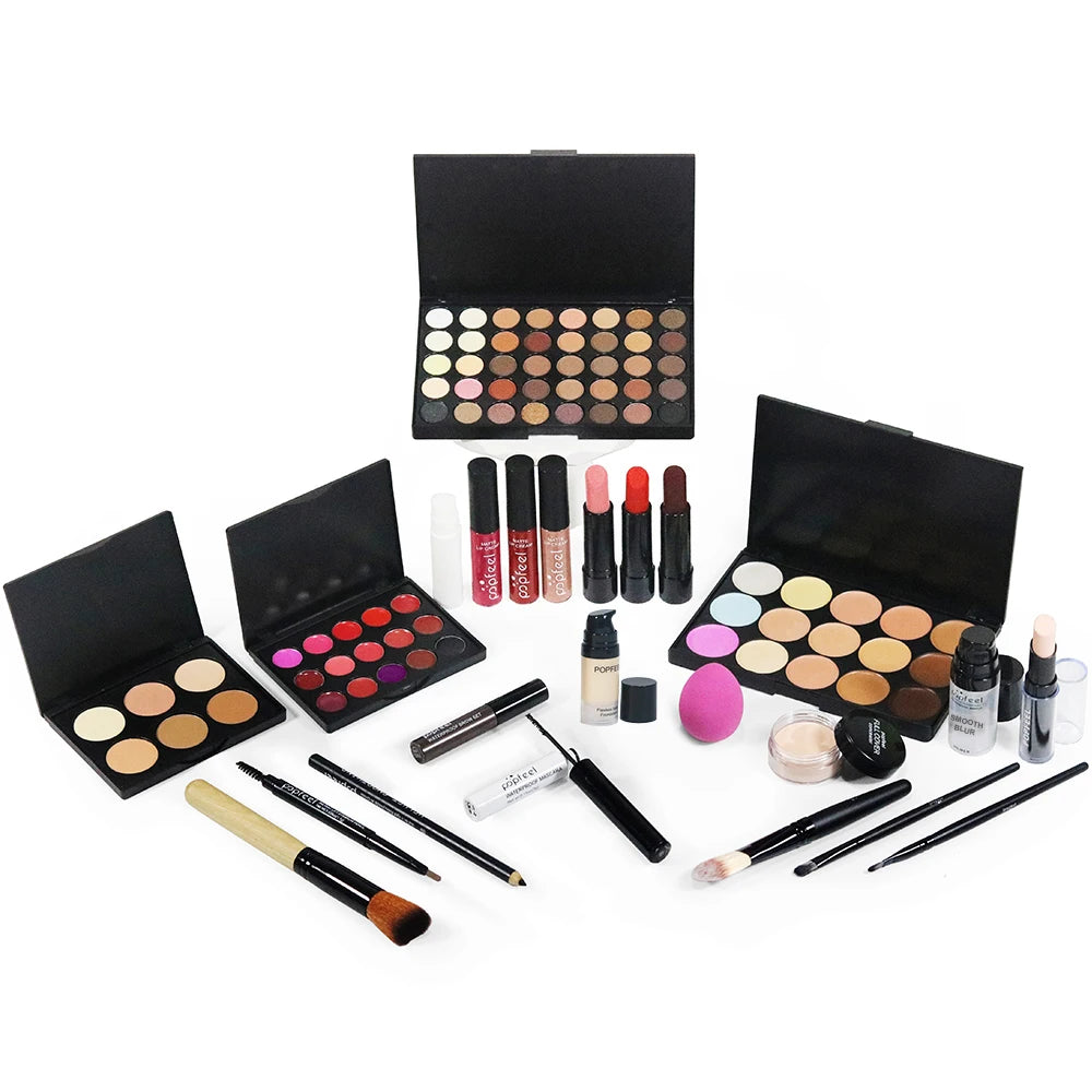 POPFEEL Travel Makeup Set Portable Complete Collection
