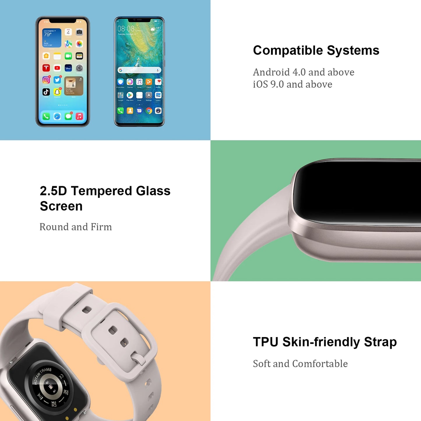 Nerunsa Smart Watch Fitness Tracker Pedometer Sleep Monitor