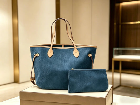 Denim Shoulder Bag For Women Large Capacity Casual Tote ZX8706