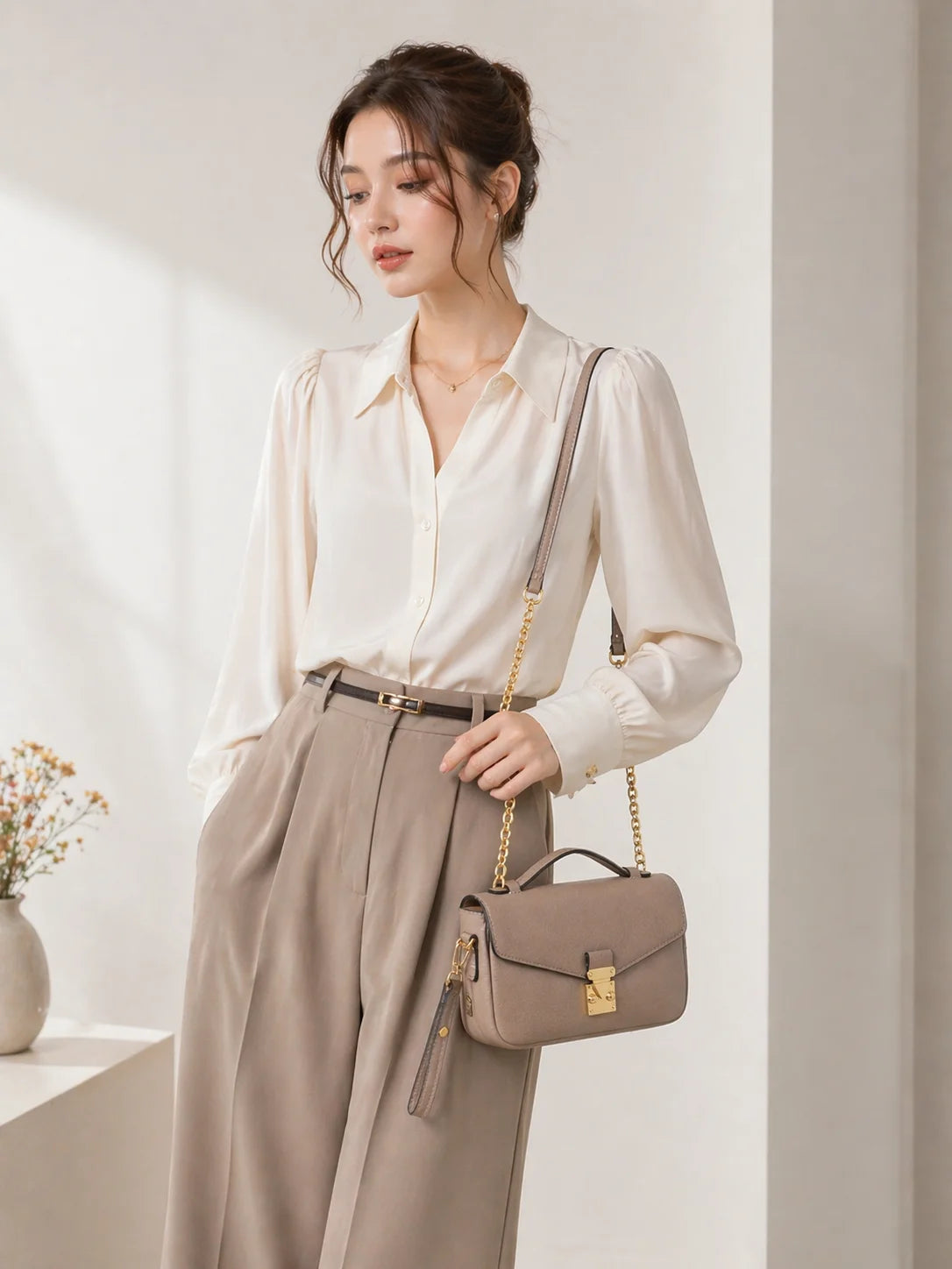2026 Fashion New Women's Bag 21.5X13.5X6.0CM Portable Portable Wallet Shoulder Bag with Shoulder Strap No Box