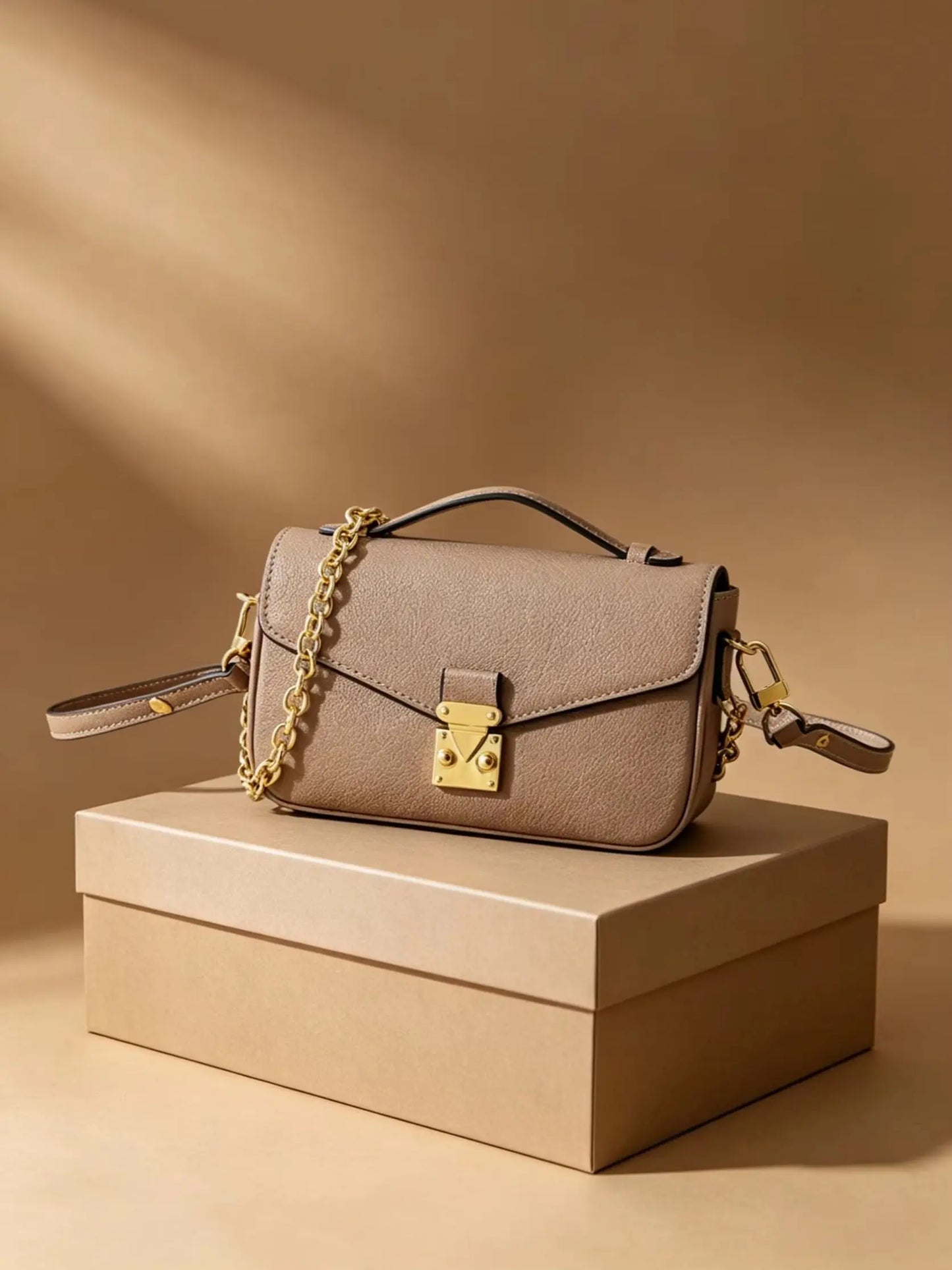 2026 Fashion New Women's Bag 21.5X13.5X6.0CM Portable Portable Wallet Shoulder Bag with Shoulder Strap No Box