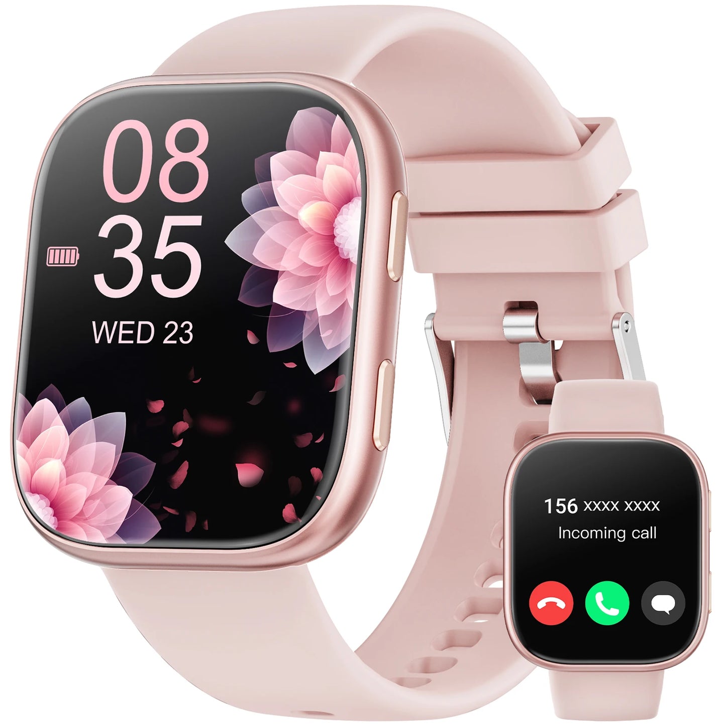 Smartwatch Men 1.83 Inch HD Display Bluetooth Calls Heart Rate