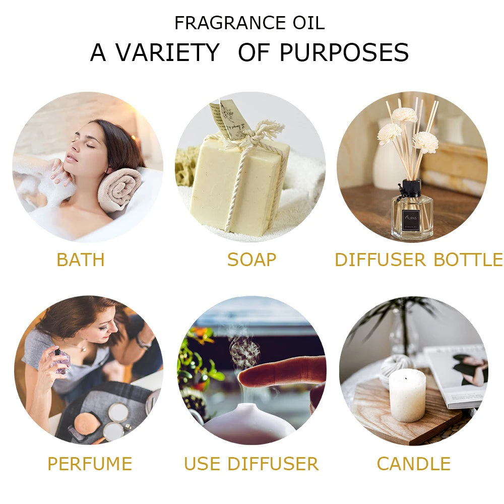 PHATOIL 12pc Gift Box Pure Essential Oils Set for Diffusers