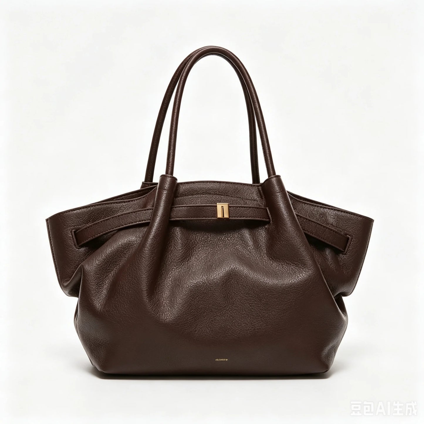 JW PEI Hana Minimalist Pebbled Leather Top-Handle Bag Women Luxury Designer Style Trapeze Tote Bag Elegant Shoulder Crossbody Purse 2026