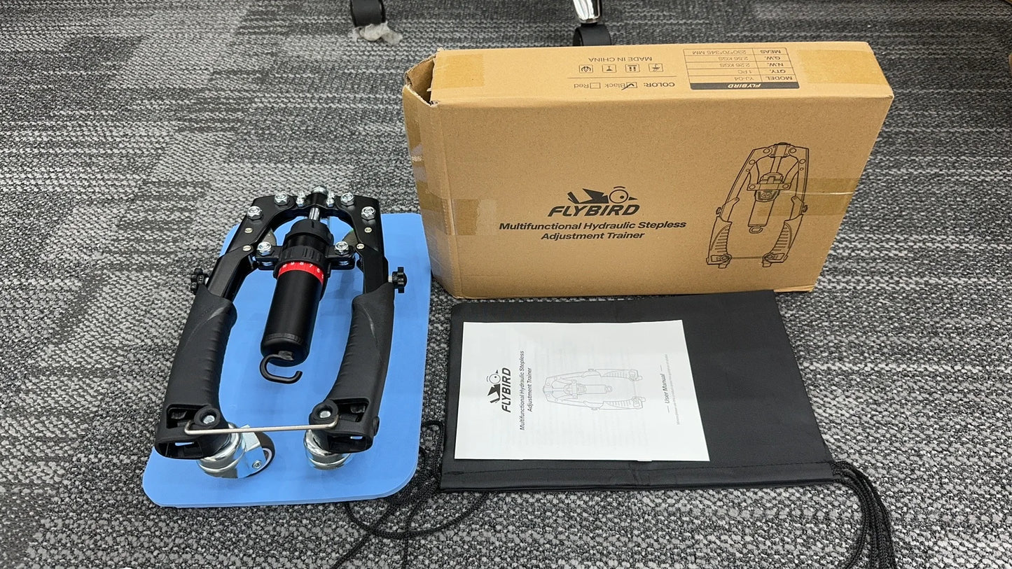 Full Body Power Trainer with Hydraulic Resistance, Push Twist Board with Ab Wheel for Chest, Arms, Shoulders and Core Strength