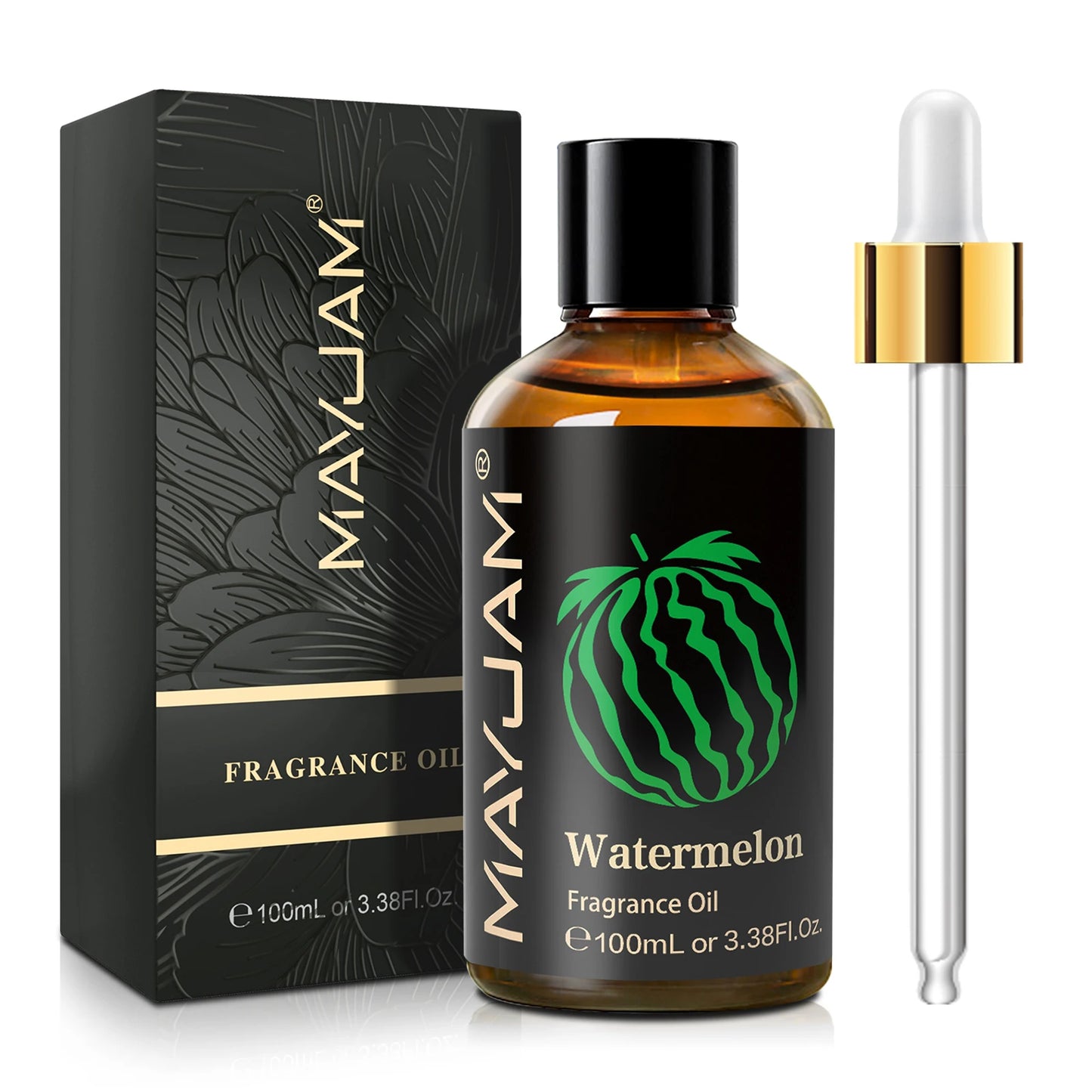 MAYJAM 100ml Fragrance Oil Coconut & Vanilla White Musk Sea Breeze Baby Powder Dragons Blood Sweet Tobacco Freesia for Aromatherapy Diffuser Humidifier Burner, Strawberry Watermelon Cherry Coconut Cranberry Fruit Essential Oi
