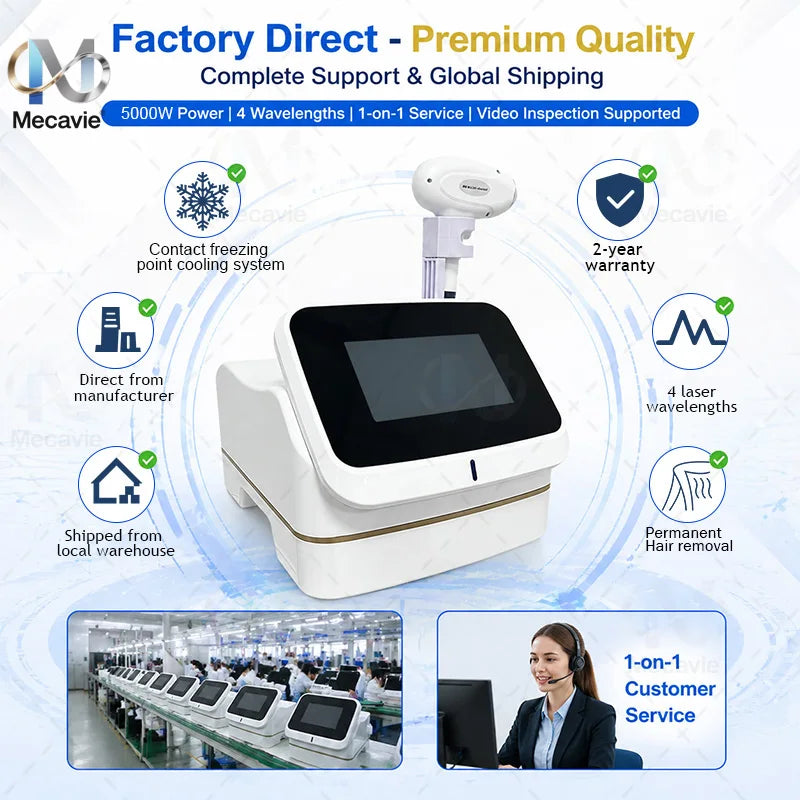 5000w Mini Ice Platinum Epilator 808nm Diode  Hair Removal  Machine Skin Rejuvenation Affordable Options for Beauty Studios