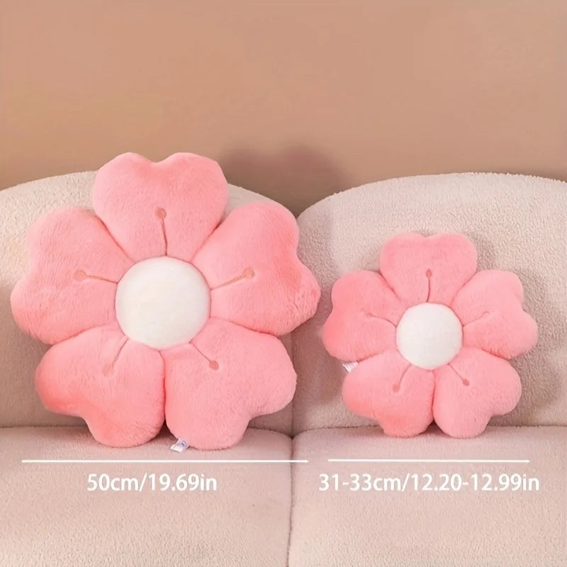 Soft Plush Daisy Throw Pillow Cushion For Bed And Sofa
