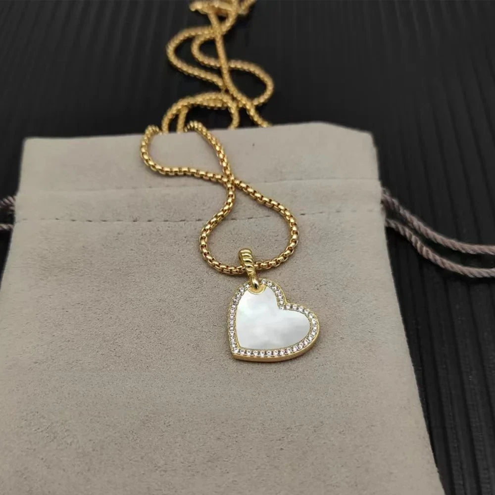 Versatile Zircon Pendant Necklace For Men And Women