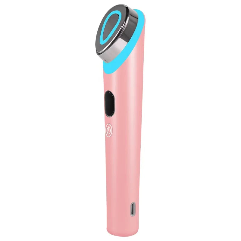 7 Color Galvanic Microcurrent Beauty Device High Frequency Vibration Face Massager Ems Neck Eye Lift Wrinkle Removal AU