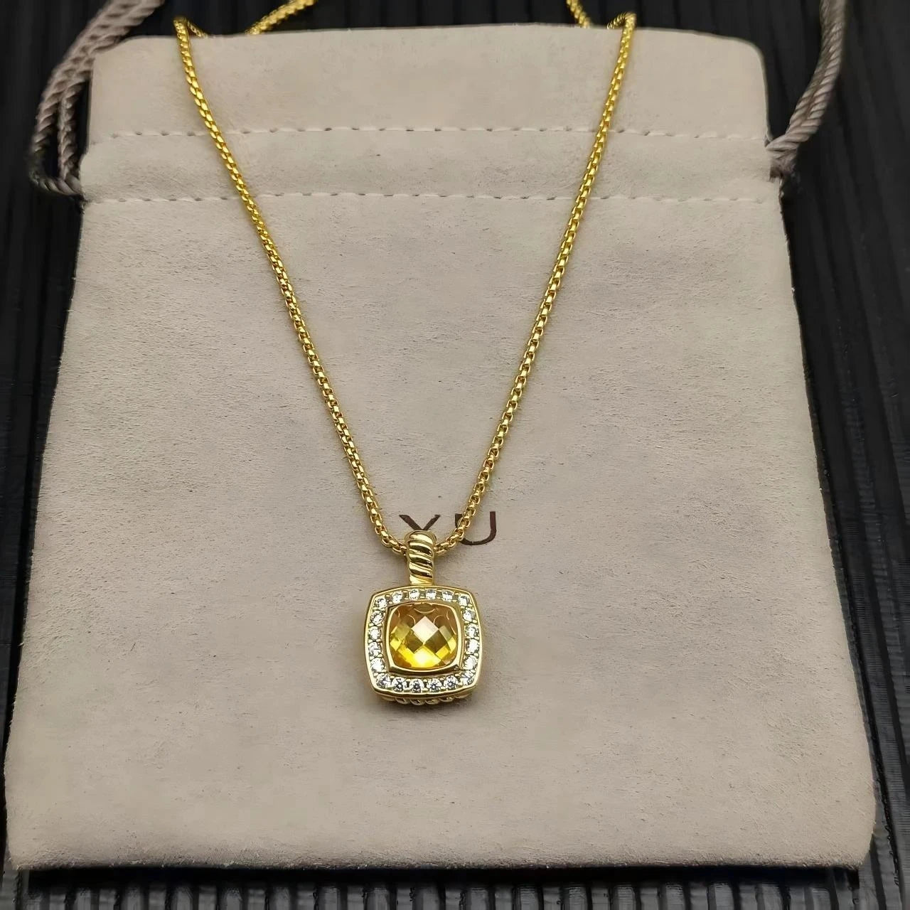 Versatile Zircon Pendant Necklace For Men And Women