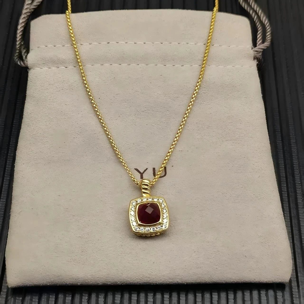Versatile Zircon Pendant Necklace For Men And Women