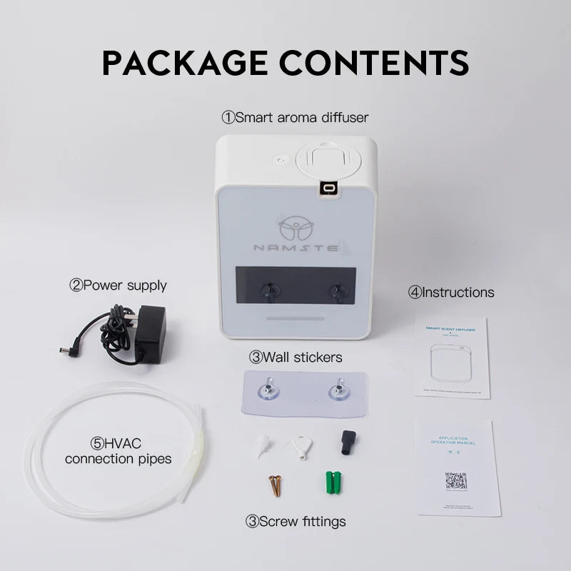 Namste Aroma Diffuser For Home Air Fresheners Sprayer Aromatherapy Scent Device Smart Home Remote Control Essential Oil Diffuser