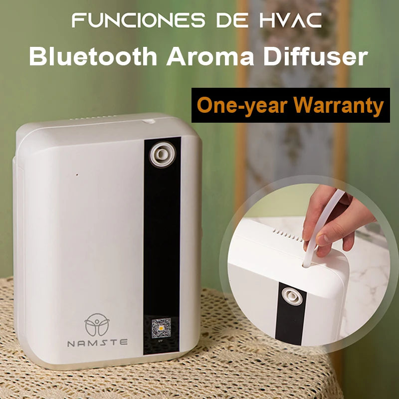 NAMSTE 500ML Professional Aroma Diffuser Waterless Bluetooth App Control Essential Oil Diffusers Electric for Home Hotel Office