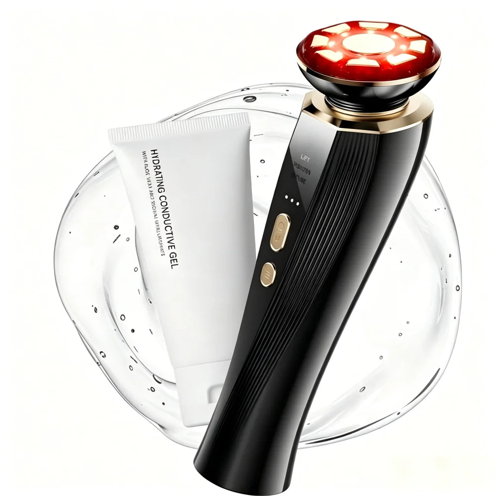 3 In 1 Light Therapy Facial Device V Shaped Massager