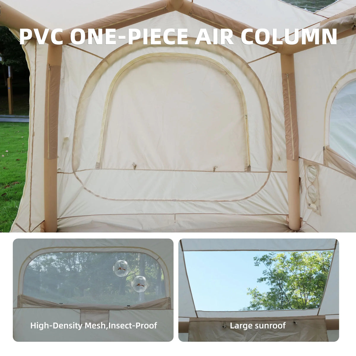 Waterproof Inflatable Camping Tent For Family Outdoor Use