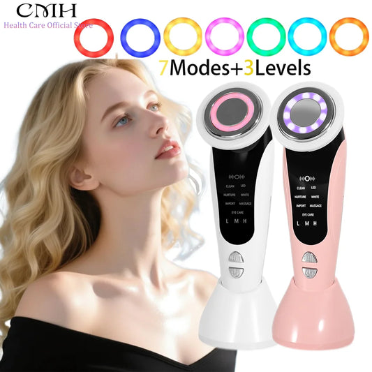 CMH 7 In 1 Facial Massager With LED Light Therapy Device