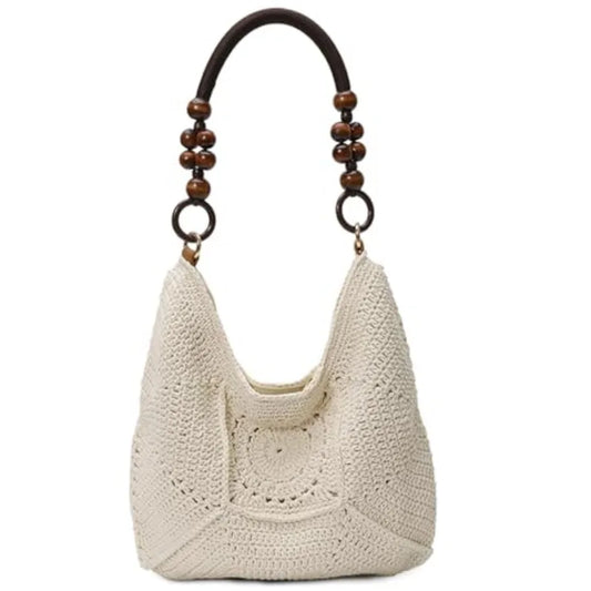 MYHOZEE for Women Boho Beach Fully Lined Summer Tote Lightweight Hobo Purse for Vacation