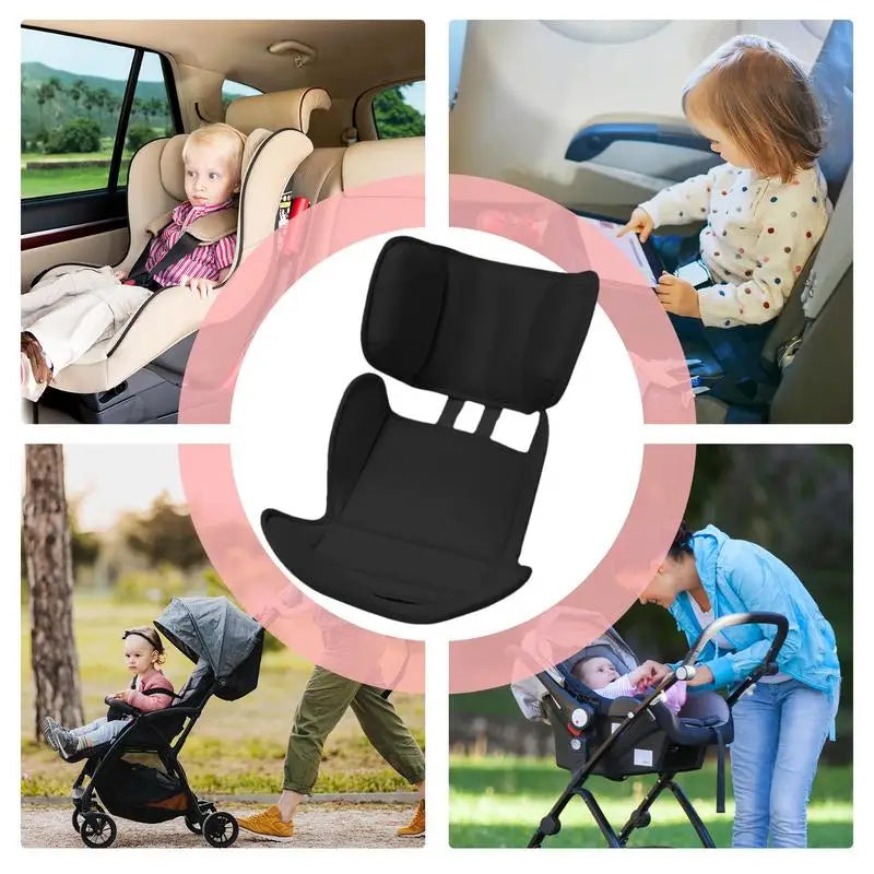 Soft Baby Car Seat Head Support Pillow Cushion For Stroller