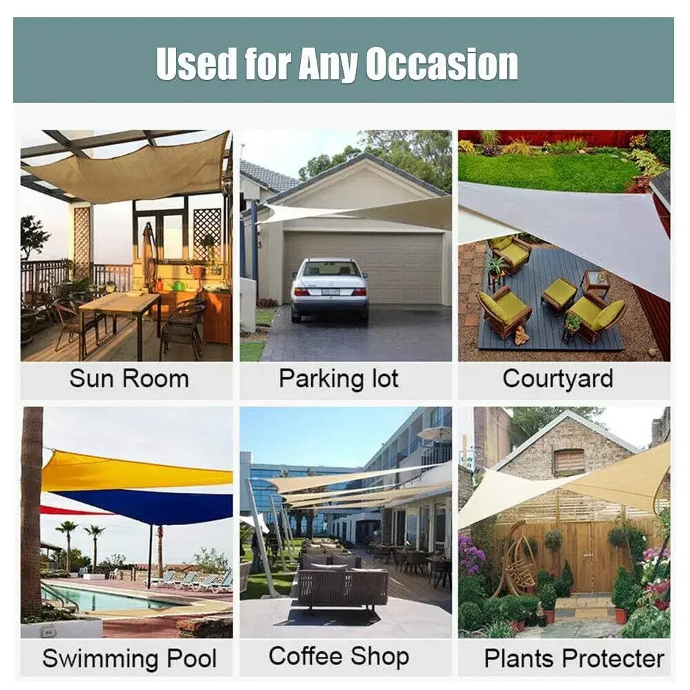 Waterproof Shade Sail For Outdoor Canopy And Patio