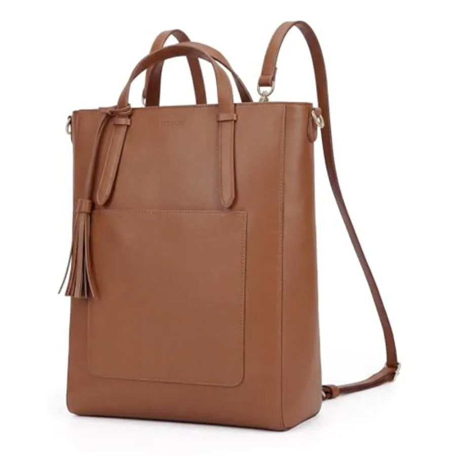 Tote Bag Convertible Backpack for Women Vegan Leather Handbag Multifuction Shoulder Bag