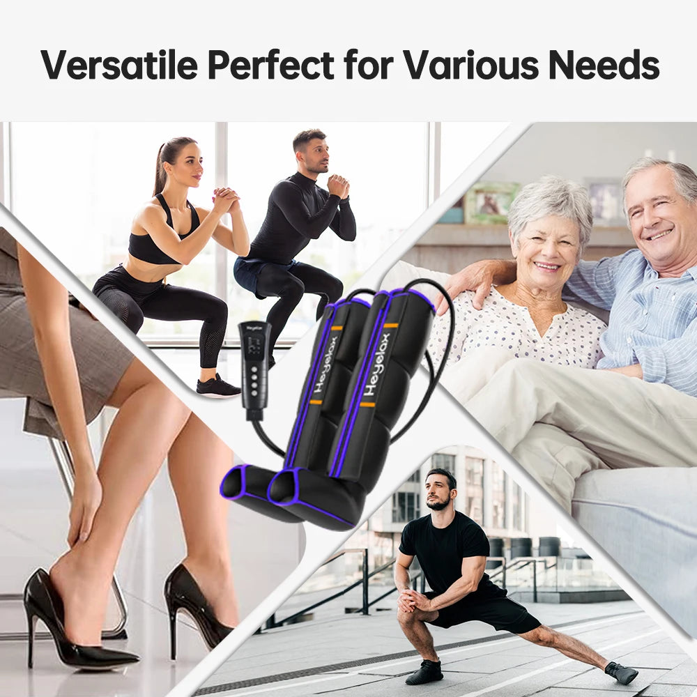 Heyelax Leg Compression Massager For Circulation And Recovery