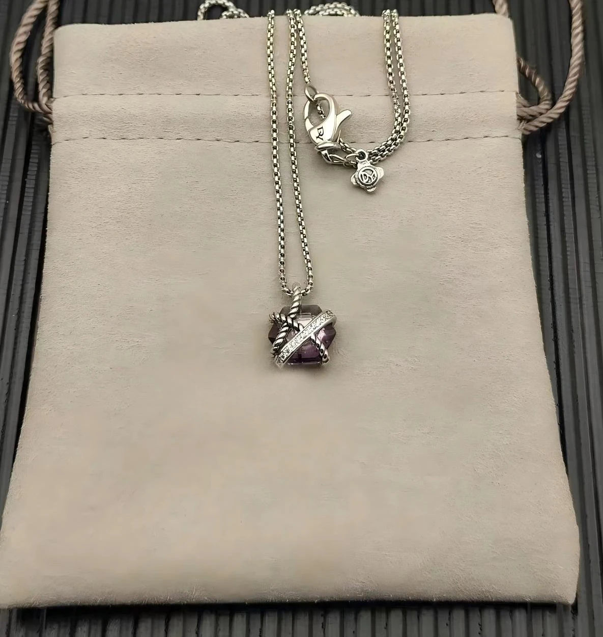 Versatile Zircon Pendant Necklace For Men And Women