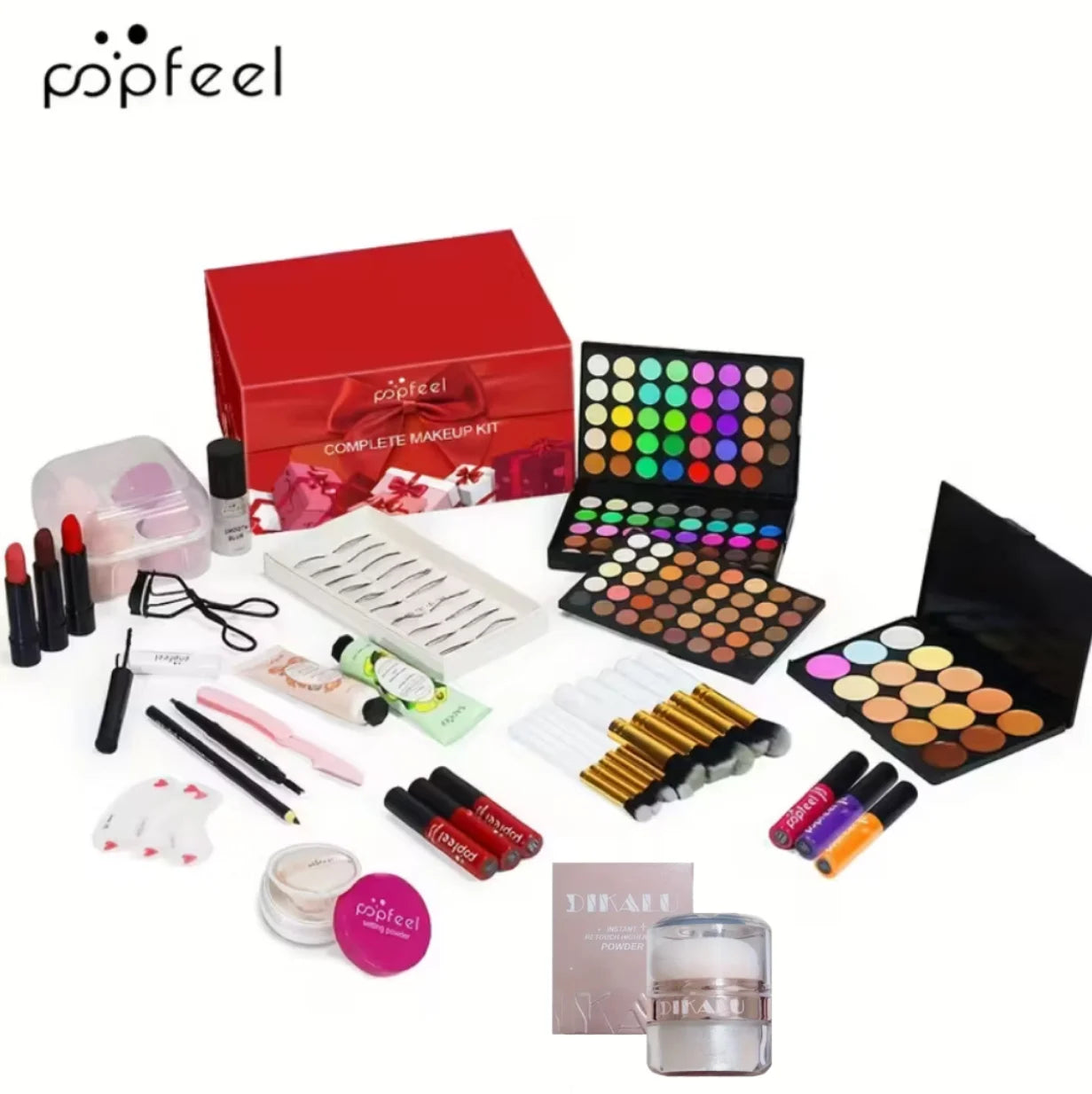 POPFEEL All In One Full Face Makeup Kit With Brush