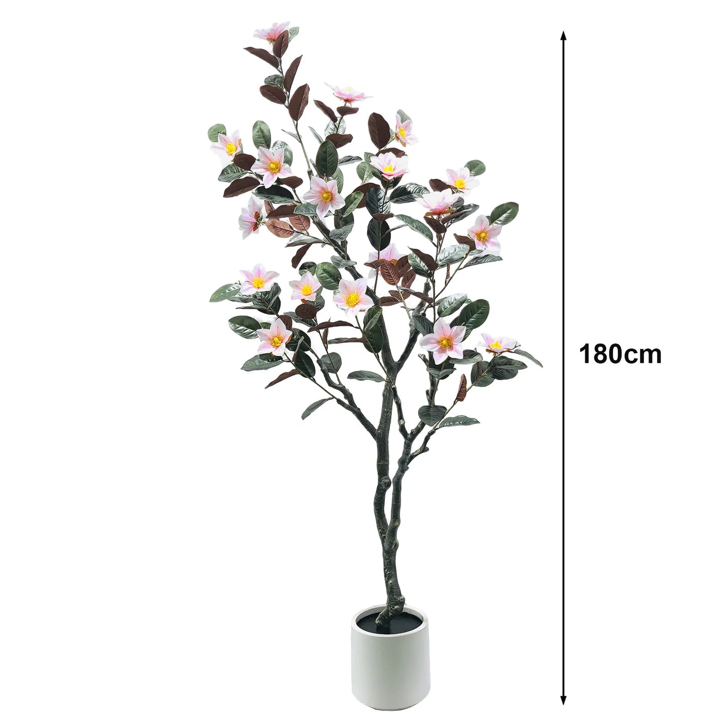 HiMISS Magnolia Artificial Tree In Pot Realistic Faux Plant Indoor