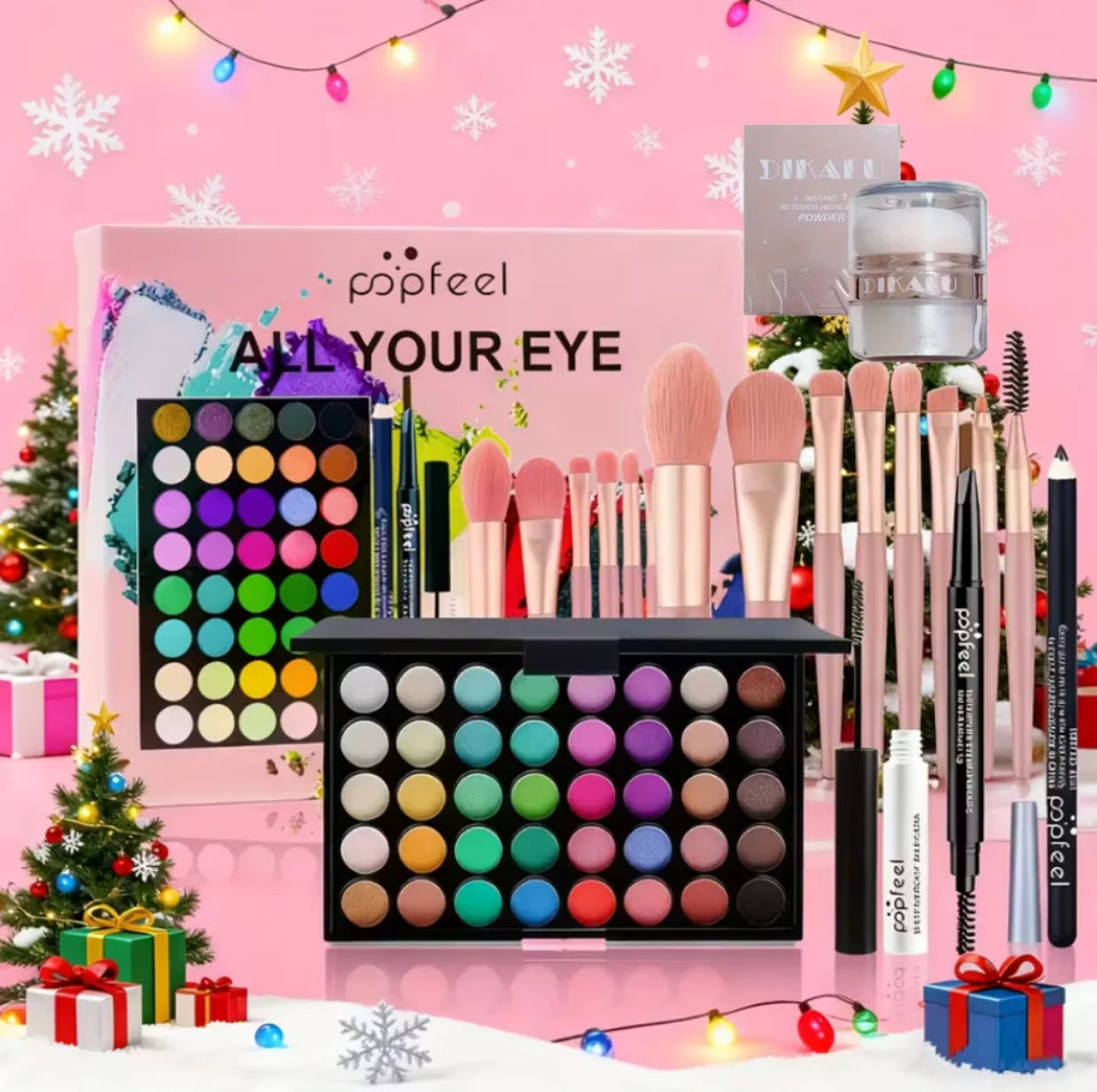 POPFEEL All In One Full Face Makeup Kit With Brush