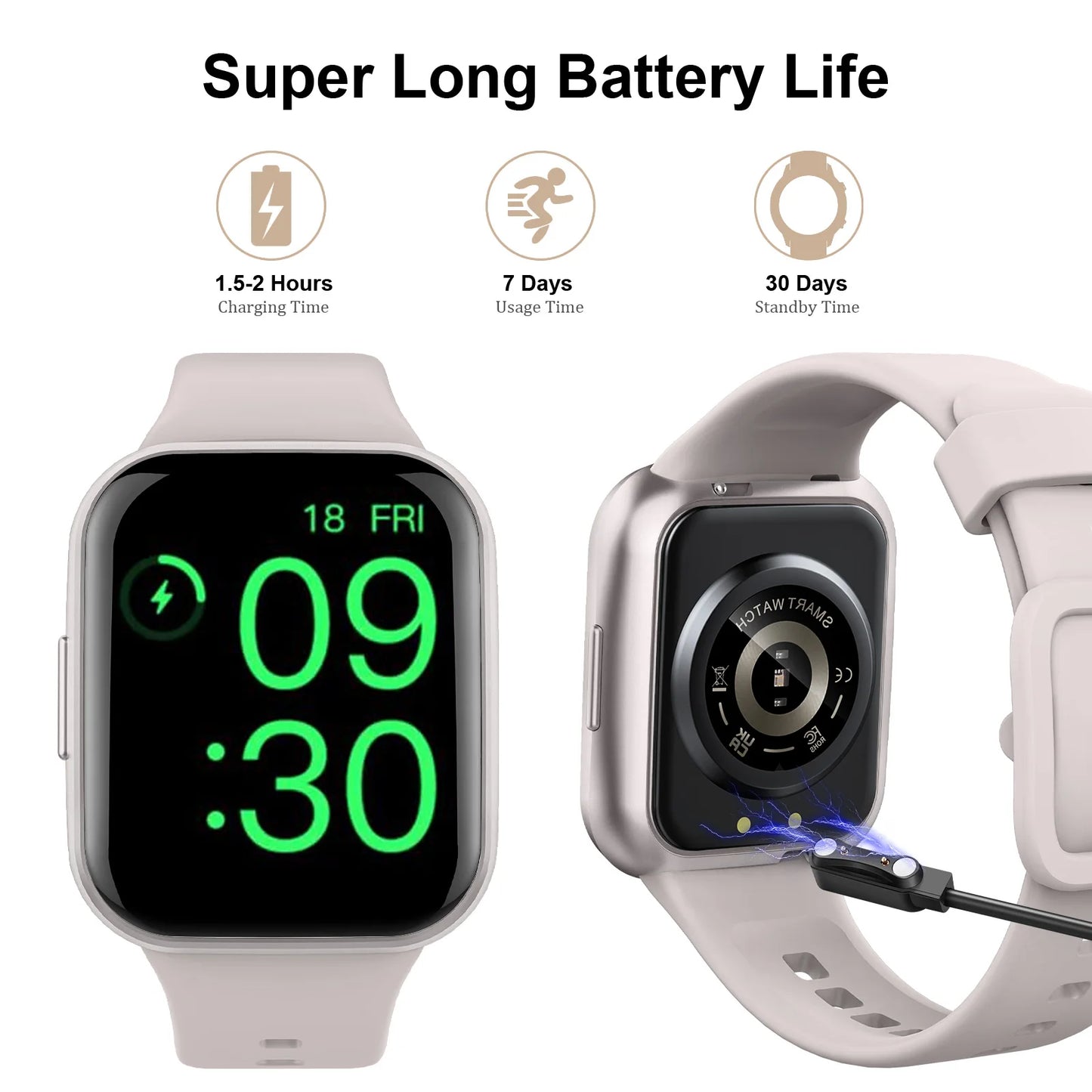 Nerunsa Smart Watch Fitness Tracker Pedometer Sleep Monitor