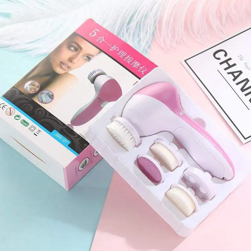 Electric Facial Cleaner Five In One Cleansing Brush Skin Care