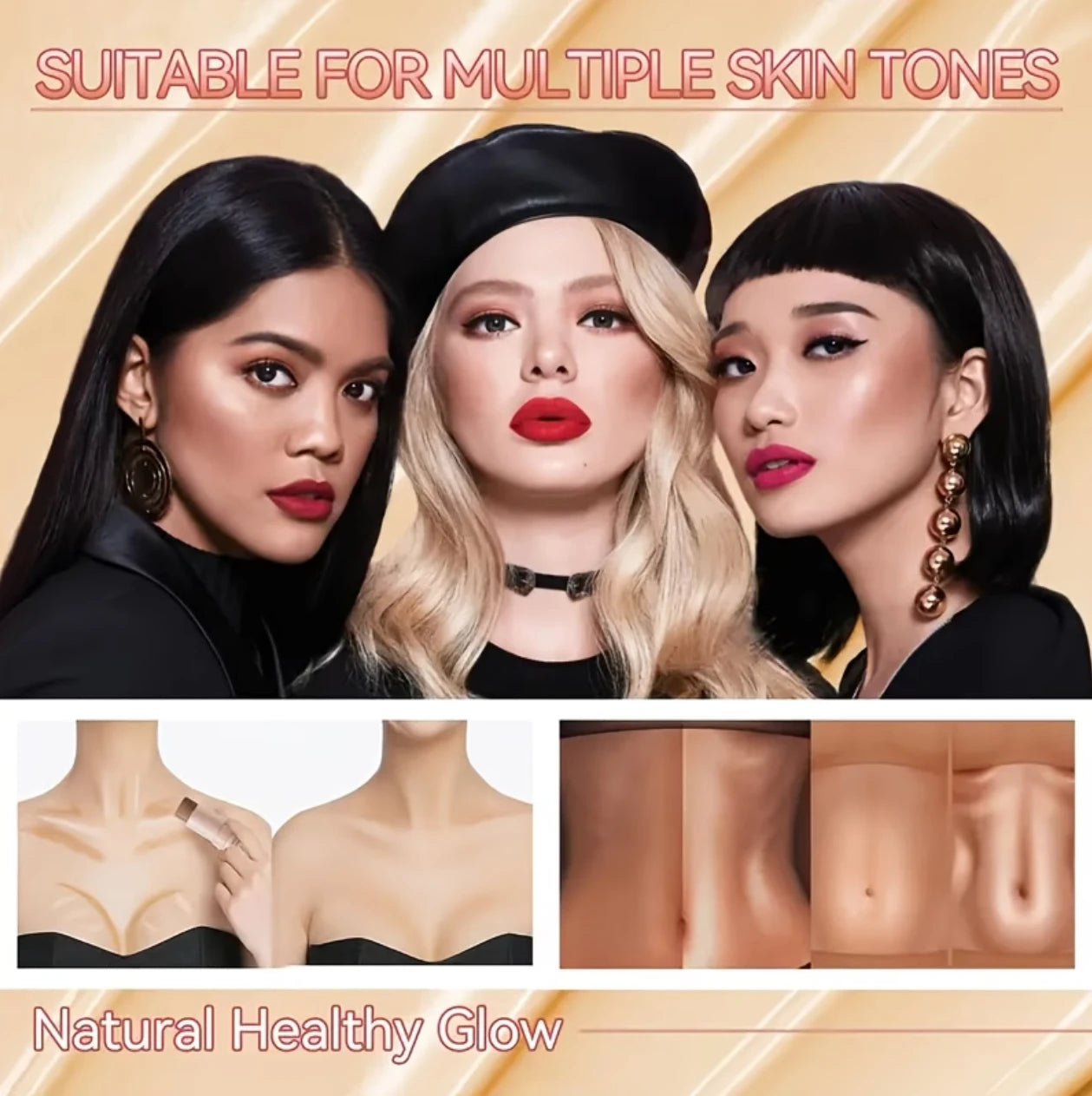 3-Piece Contour Stick Set With Blush Highlighter Bronzer And Eyeliner
