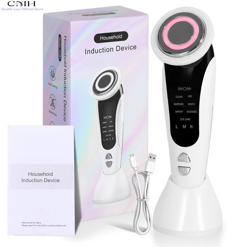 CMH 7 In 1 Facial Massager With LED Light Therapy Device