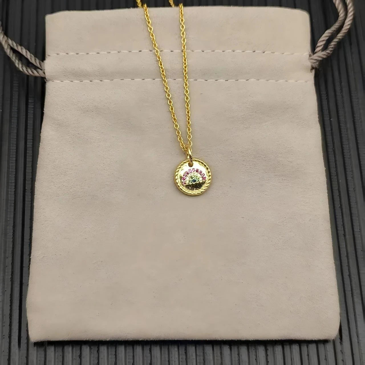 Versatile Zircon Pendant Necklace For Men And Women