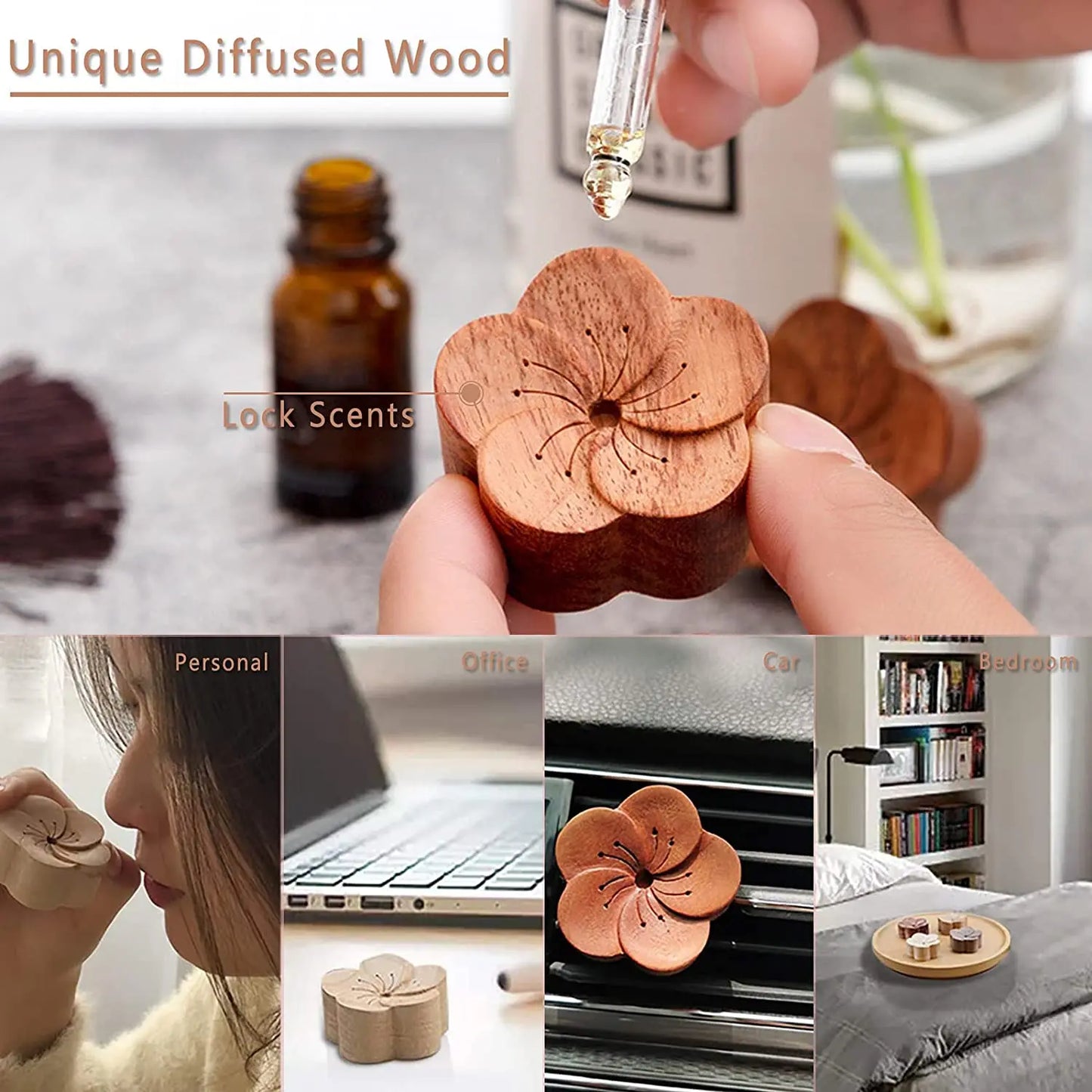 PHATOIL 12pc Gift Box Pure Essential Oils Set for Diffusers