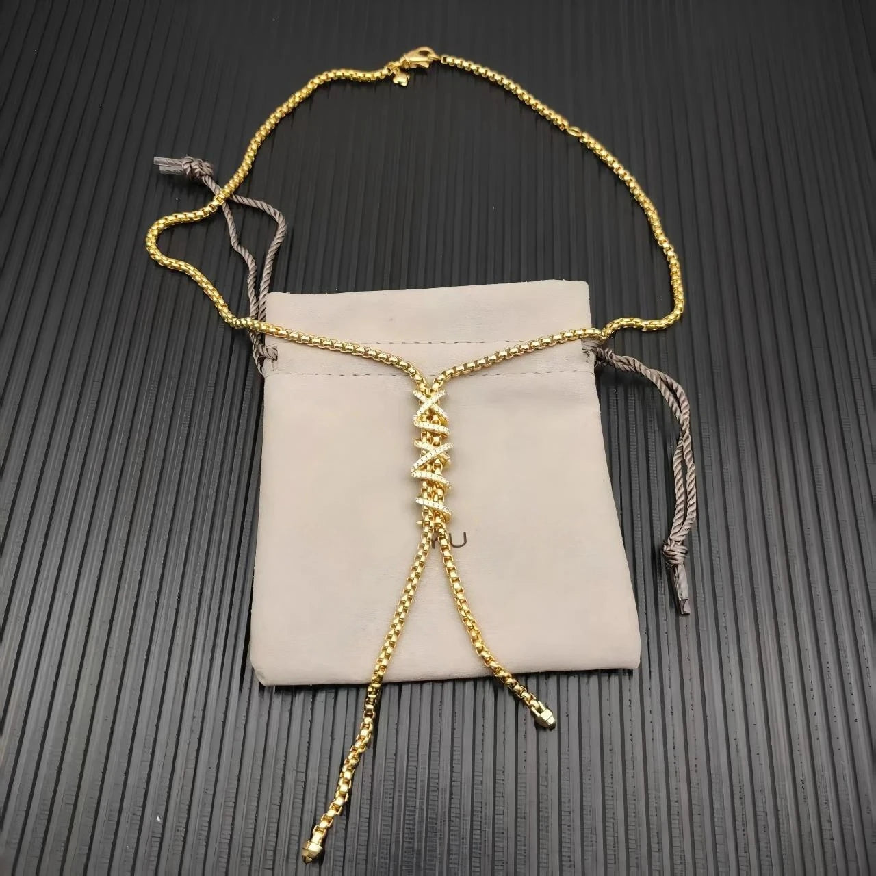 Versatile Zircon Pendant Necklace For Men And Women
