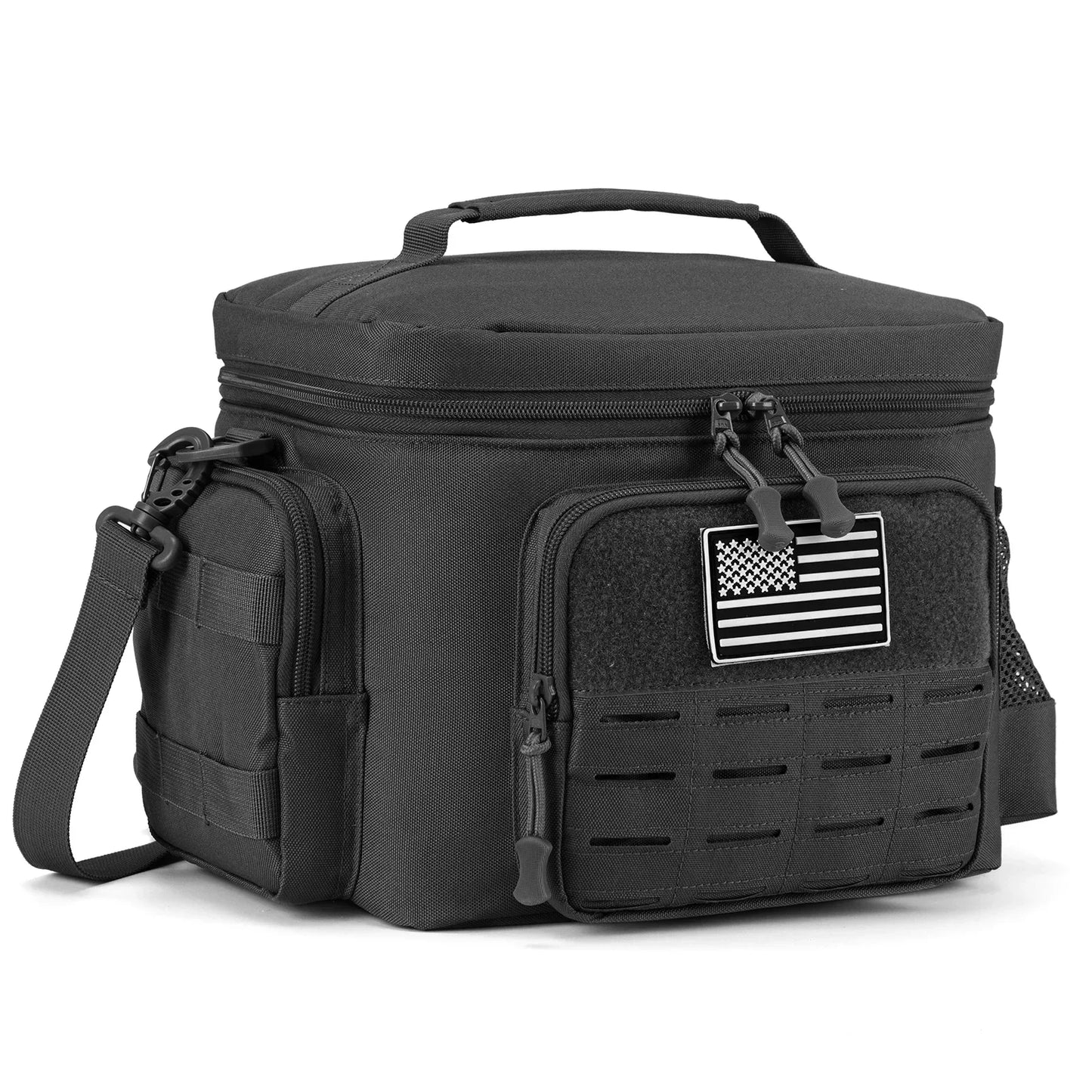 Men's Tactical Lunch Box Heavy Duty Work Lunch Bag Leak Proof Insulated Durable Insulated Lunch Box for Office, Outdoor Activiti