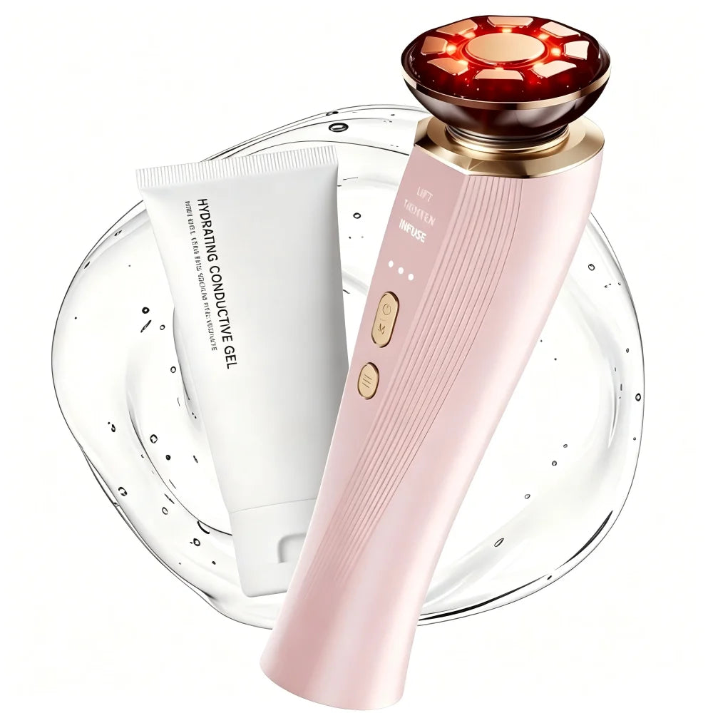 3 In 1 Light Therapy Facial Device V Shaped Massager