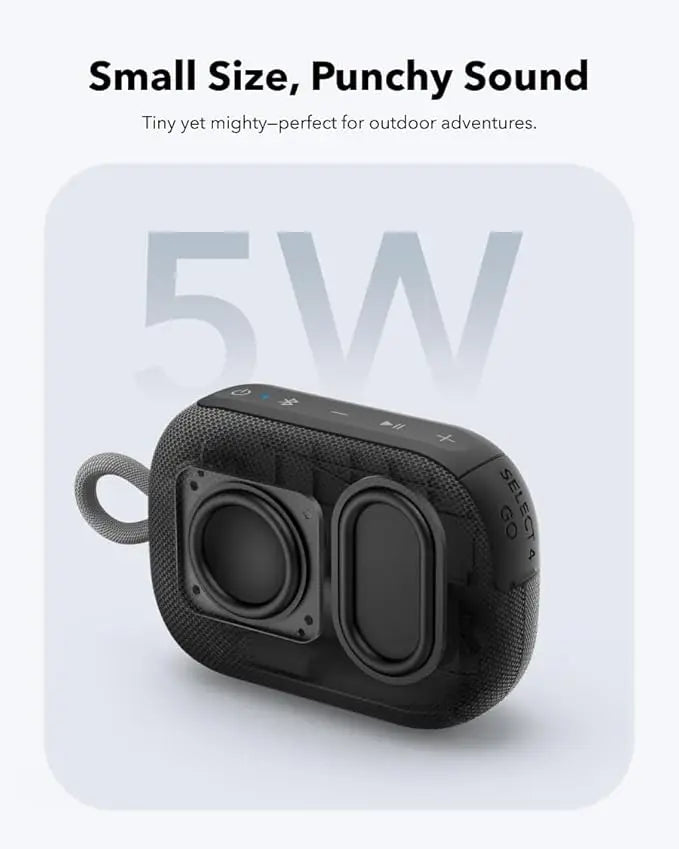 SoundCore Select 4 Go Bluetooth Mini Shower Speaker Refurbished