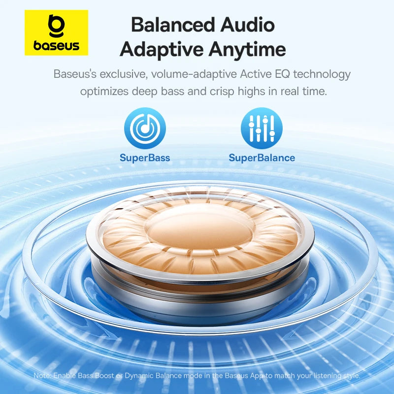 Baseus Bass BP1 Pro Wireless Earbuds With LDAC Noise Cancellation