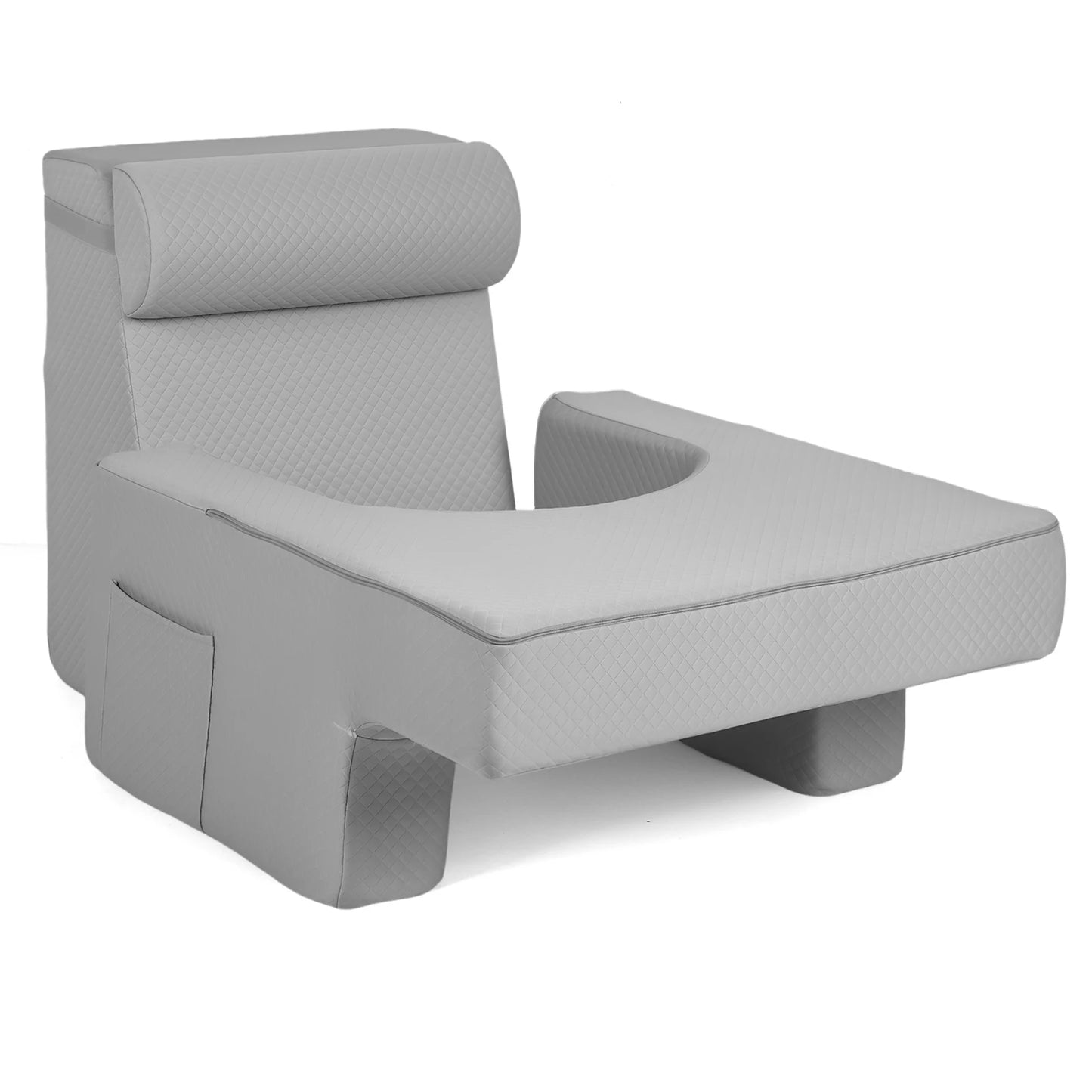 Reading Pillow With Arms And Pockets For Adults Home Use