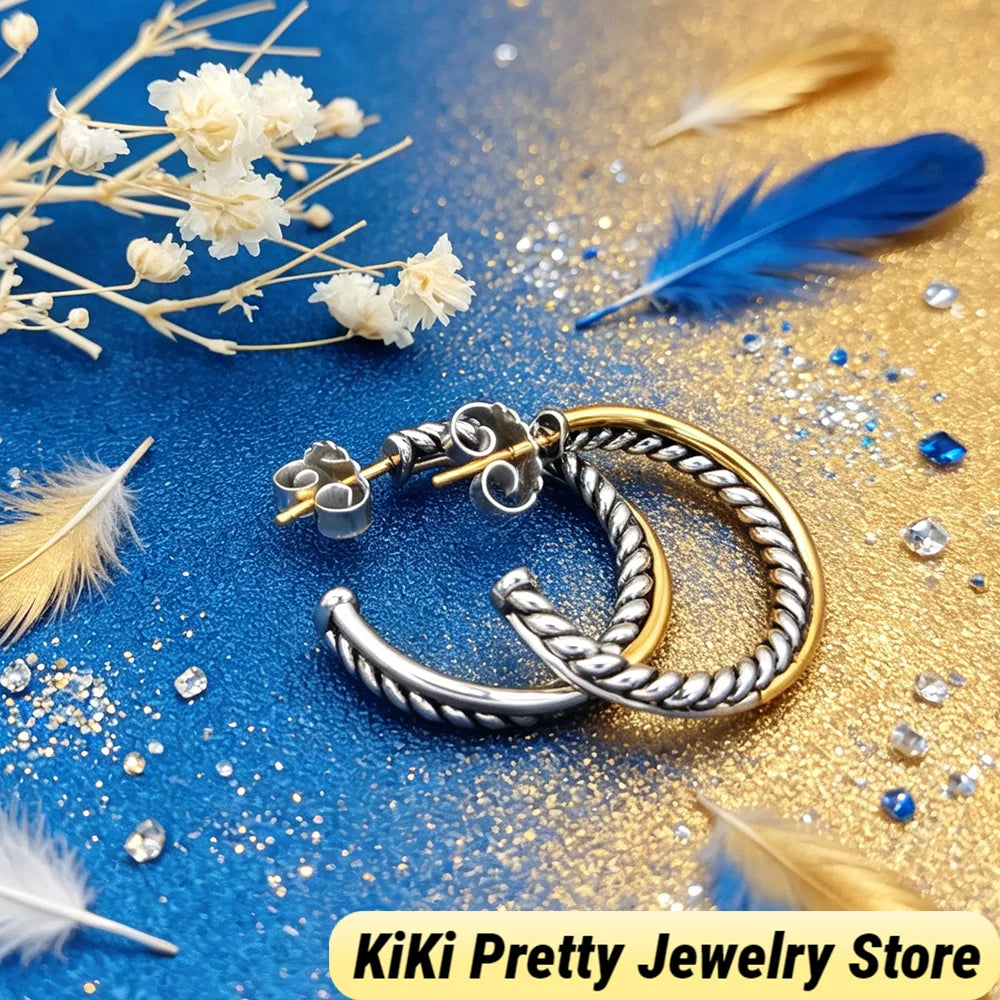 Sterling Silver Zircon Earrings 925 Elegant Gift Idea