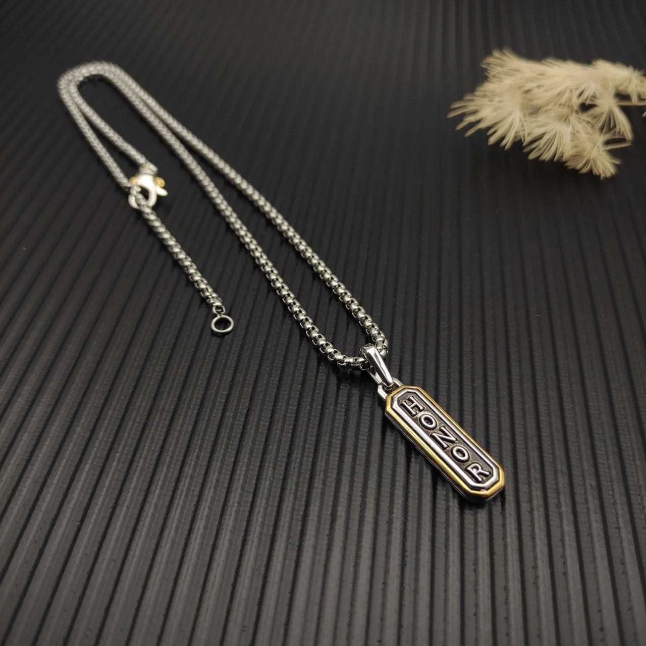 Zircon Square Diamond Cross Necklace Unisex Fine Jewelry