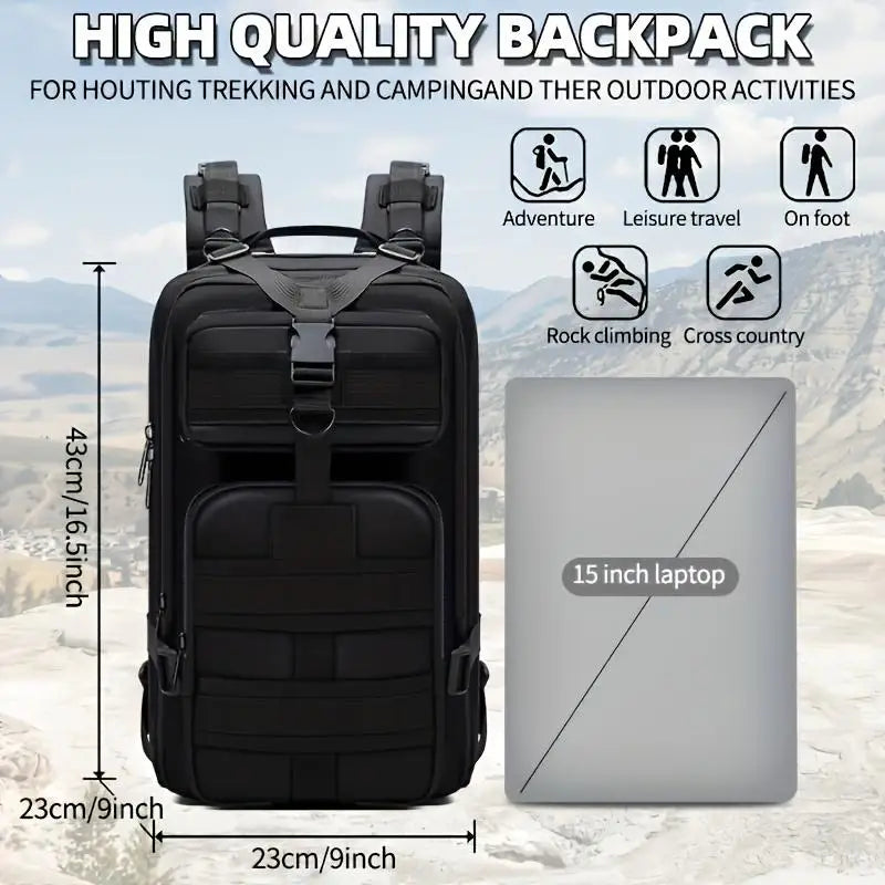 1pc 25L hiking daypack backpack Lightweight Rucksack bag for men and women Tactical Traveling Cycling Outdoor Sport