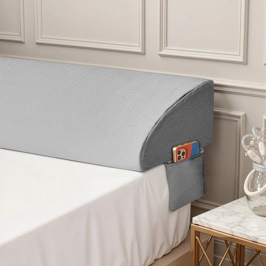 JHK Cooling Memory Foam Headboard Wedge Pillow With Washable Cover