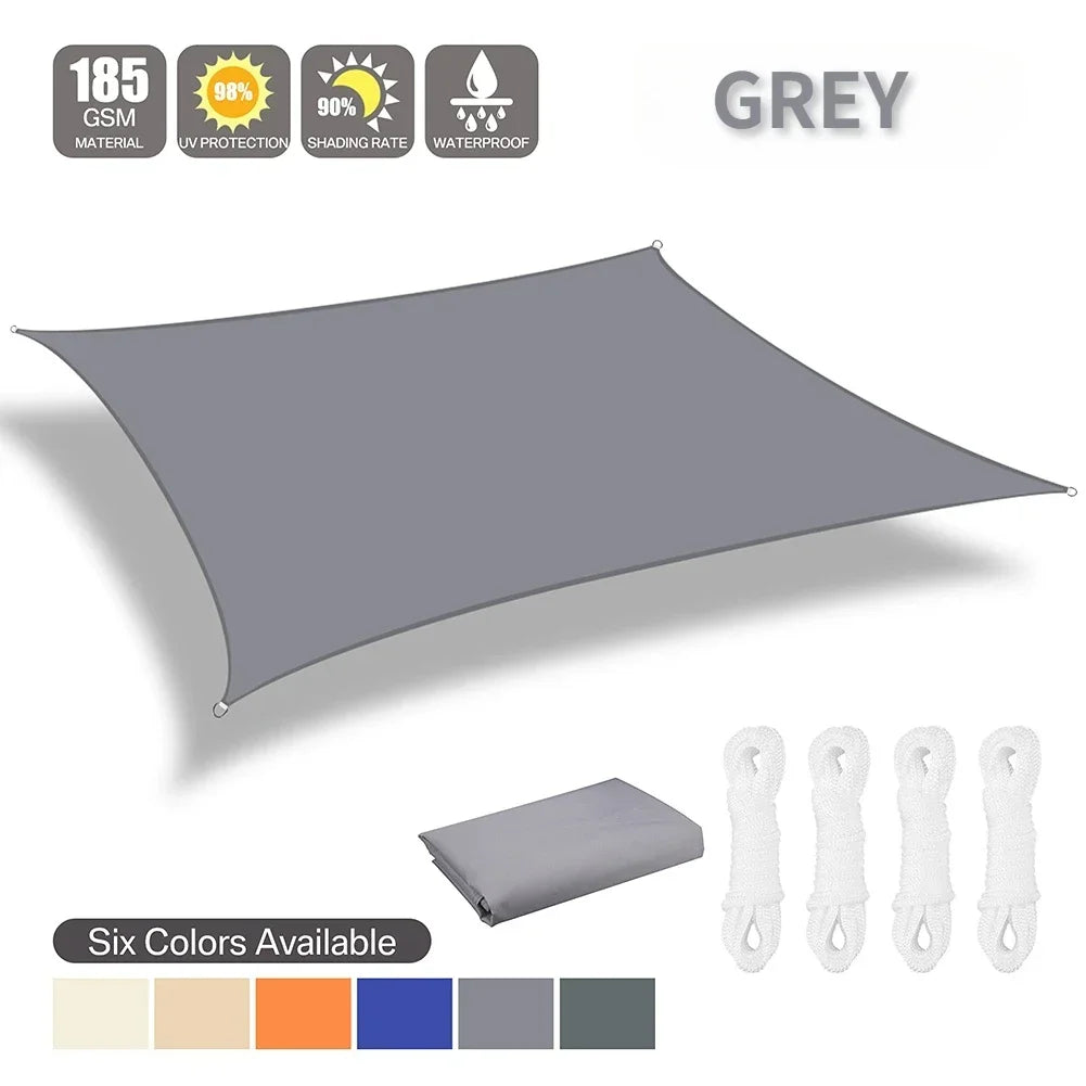 Waterproof Shade Sail For Outdoor Canopy And Patio